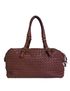 Intrecciato Shoulder Bag, £270, Handbags, Tan, Leather, Back view